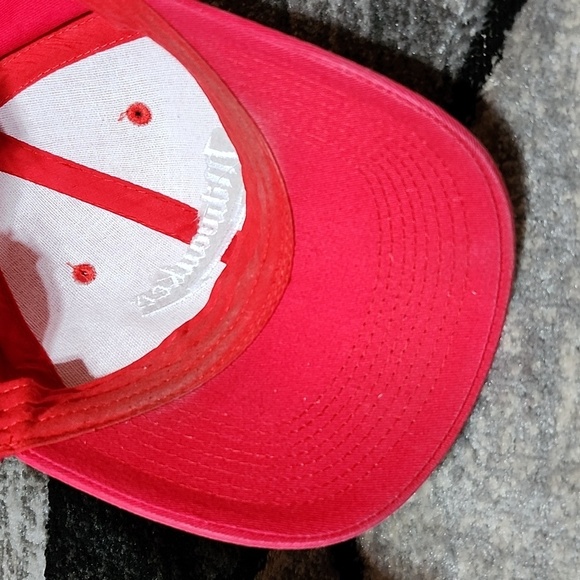 EMBROIDERED RED MILWAUKEE LOW-PROFILE BASEBALL CAP HAT - Picture 8 of 13